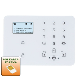 Bezdrátový GSM alarm, zabezpečovací systém - BT9 česká verze!
