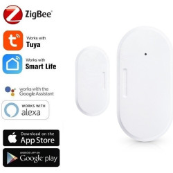 Zigbee magnetický detektor na dveře a okna –TUYA, Android/iOS