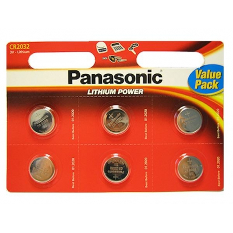 Panasonic CR2032 baterie knoflíková lithiová, blistr